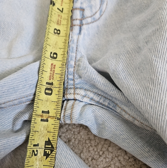 Zara Denim Mon Jean Distressed Light Blue Women's 10x27 - Picture 8 of 9